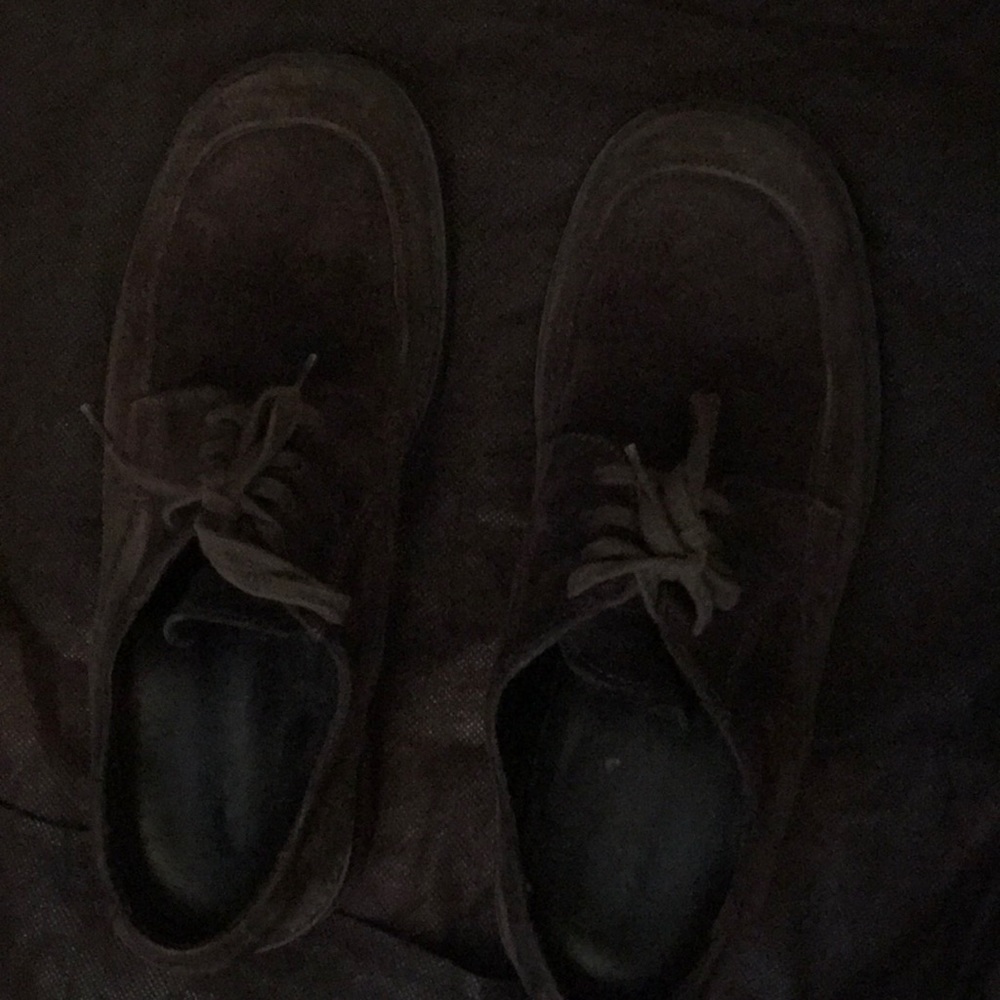 MEN Brown Suede Brown, 10.5, Banana Republic